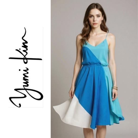 navy blue dress for baby girl Yumi Kim Bond Street Asymmetrical Dress main image 1